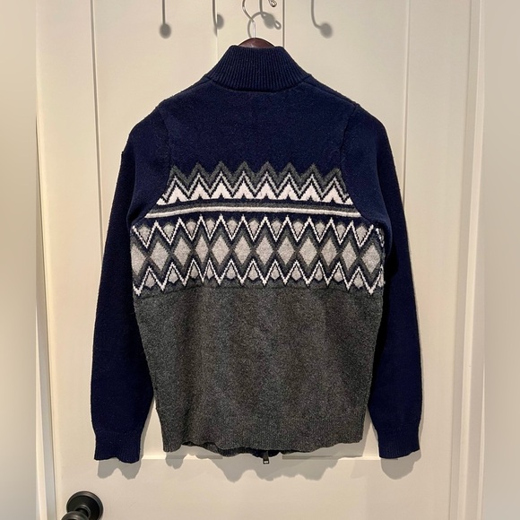 KJUS Calerina Mid-Layer Wool Blend Jacket, Blue- Men's Small - Picture 4 of 5